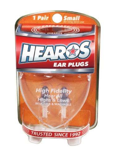 EAROS Concert oordopjes, high-fidelity herbruikbare muzikanten oordopjes voor festivals en live evenementen, comfortabele geluidsreductie gehoorbescherming - behoudt helder geluid